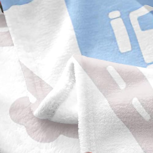 Miniatura 3 de Manta de forro polar con diseño de caricaturas de ciudad, suave y acogedora, manta de franela para niños, mujeres y adultos, manta mullida de