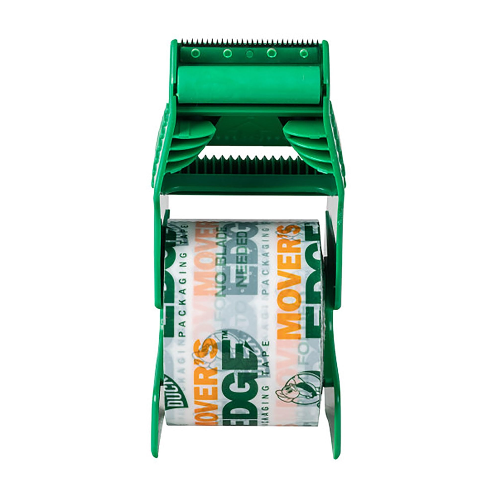 Duck Brand Mover's Edge Cinta de embalaje: 1.88 in. x 35 yds. (Translúcido con impresión"MOVER'S EDGE") +with dispenser