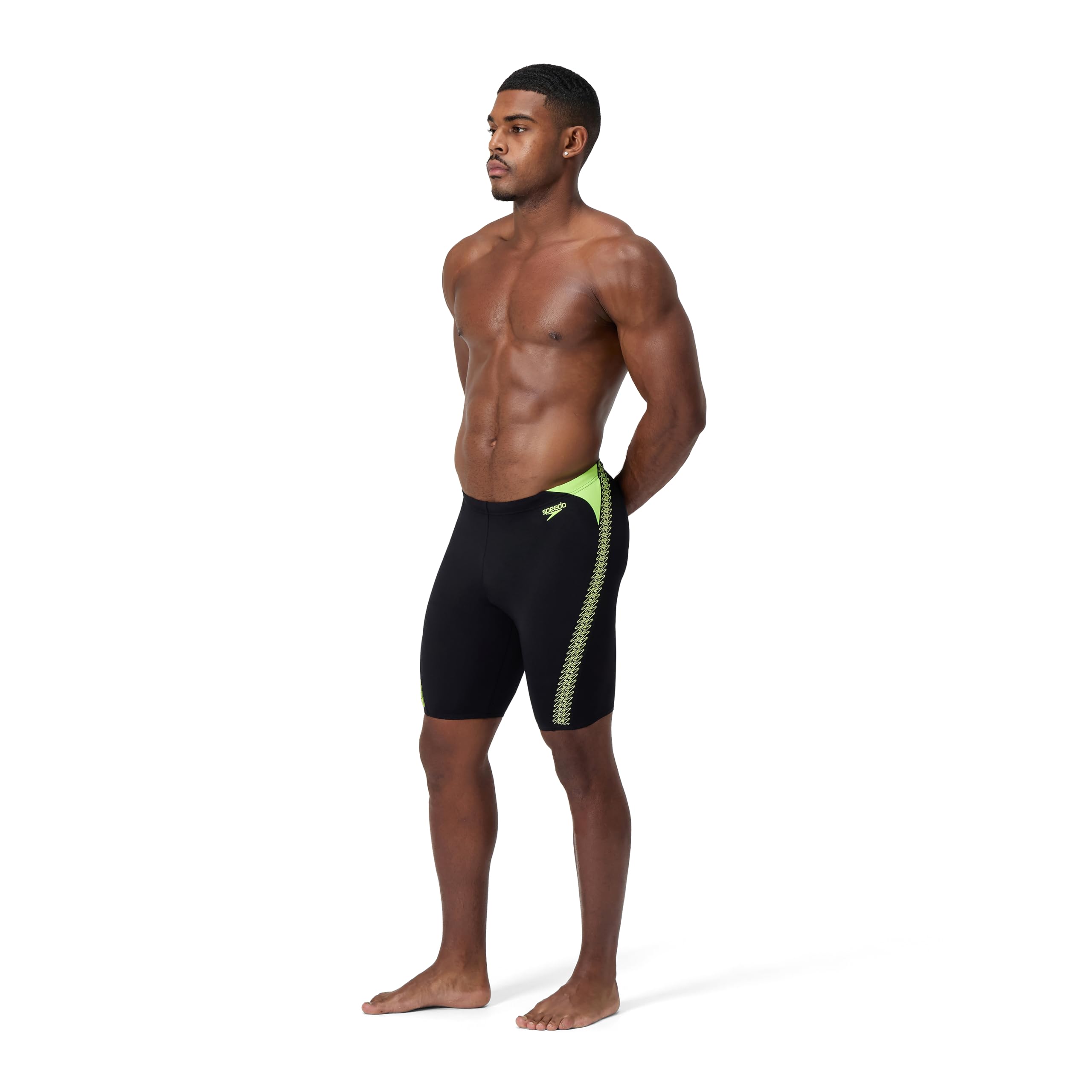 Speedo Jammer Mężczyźni Hyperboom Splice Jammer Swimming Trunks | Quick Drying | Training | Fitness | Chlorine Resistant
