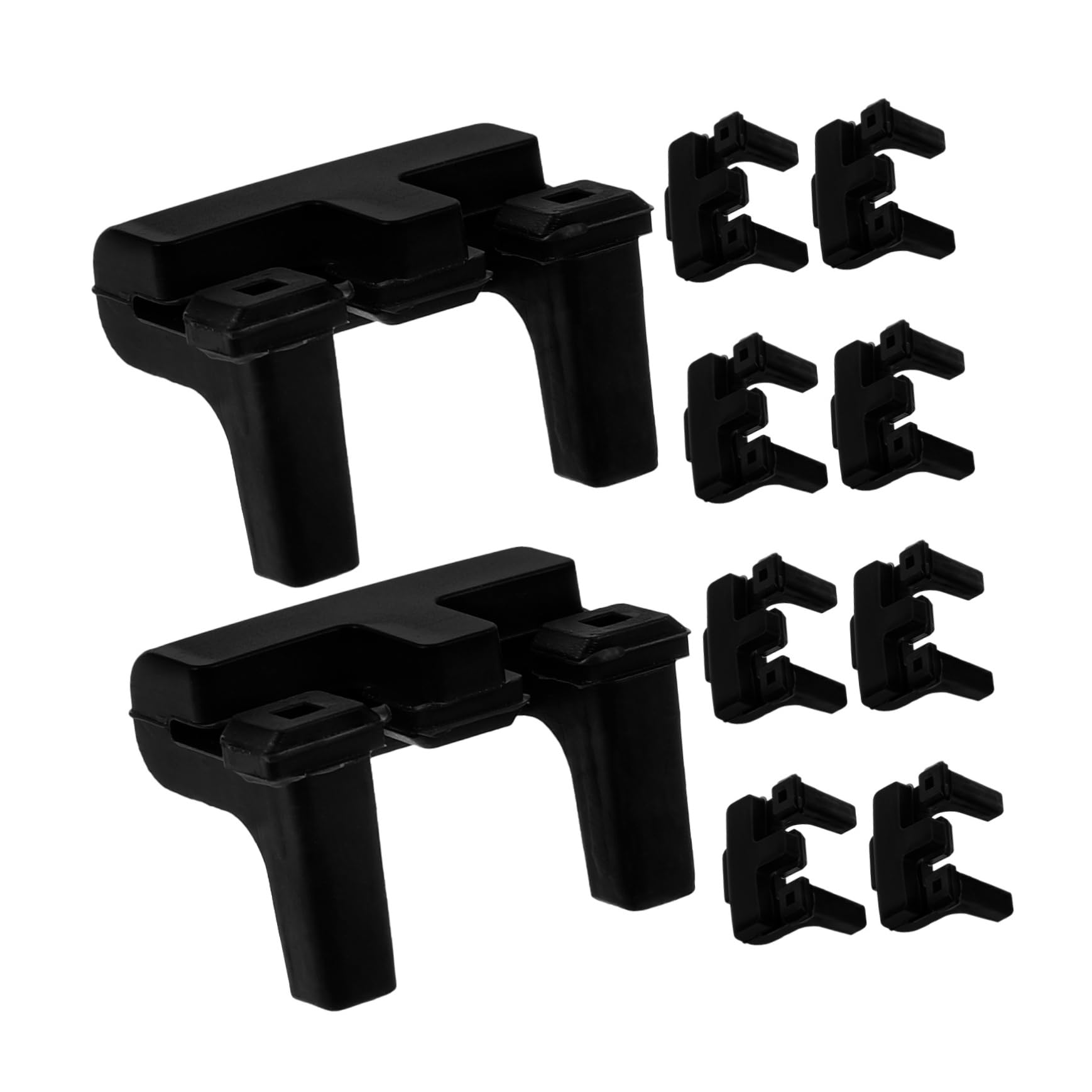 MAGICLULU 50 Pezzi Foglio di Protezione Angolare in Silicone Paraurti per Friggitrice Friggitrice Pan Protezione Angolare Sostituzione Friggitrici Ad Accessori Parti di