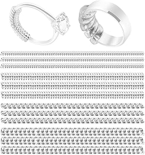 مجموعة ضبط مقاس الخاتم من السيليكون الخواتم الفضفاضة للنساء والرجال مقاسات مختلفة