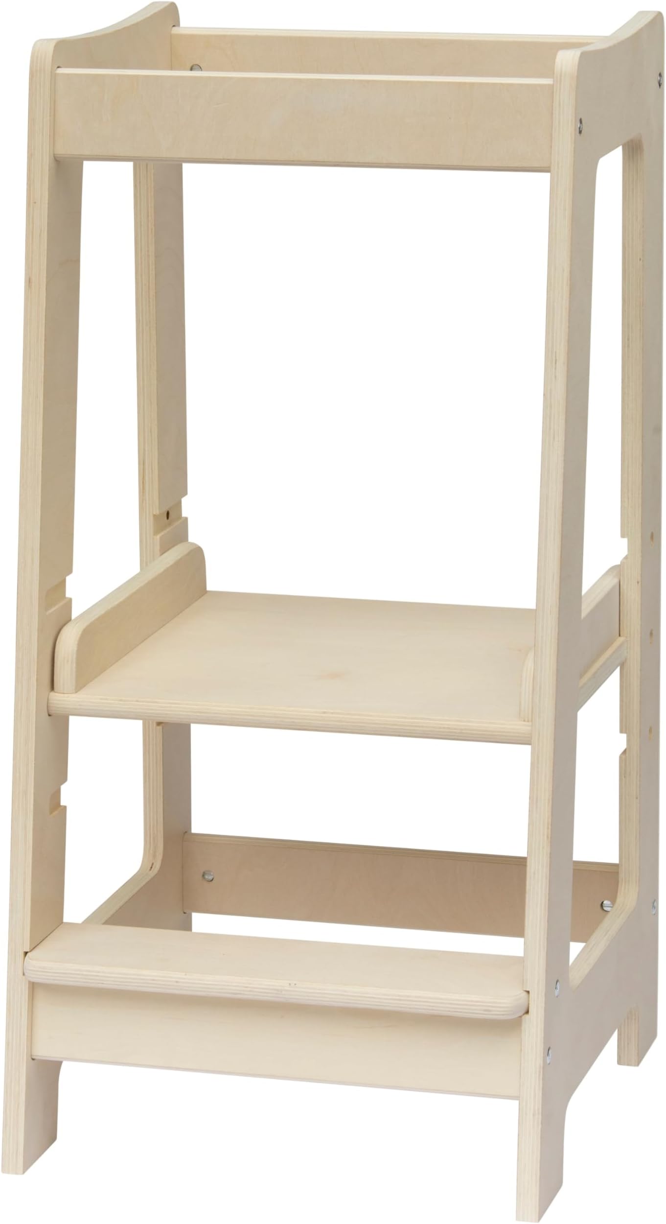 Learning Tower Toddler Step High Chair | Montessori Inspired | Step Stool for Kids | Adjustable for 18 Month - 5 Years | Designed for Safety (Natural)