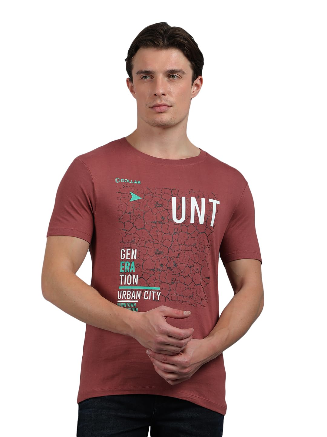 dollar Pack of 1 Cotton Printed Men Tshirt-picture-36