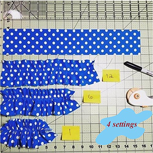 Pieza pie prensatela Ruffler para máquina de coser miniatura 4