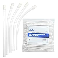 Vista 12 de JMU Eyectores de saliva dentales desechables, 100 piezas, puntas de succión de evacuación flexibles, colores surtidos