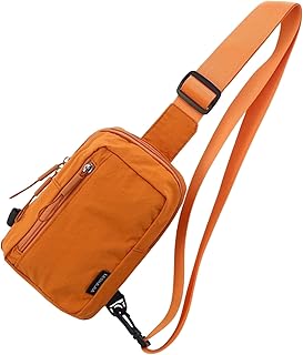 HAUMAUH Small Crossbody Bag for Women & Man - Men Sports Travel Gym Mini Daily Commute Festival Dog Walks Workout - Sling Pouch