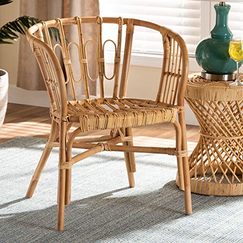 Baxton Studio Luxio Chairs, Natural #TOP5