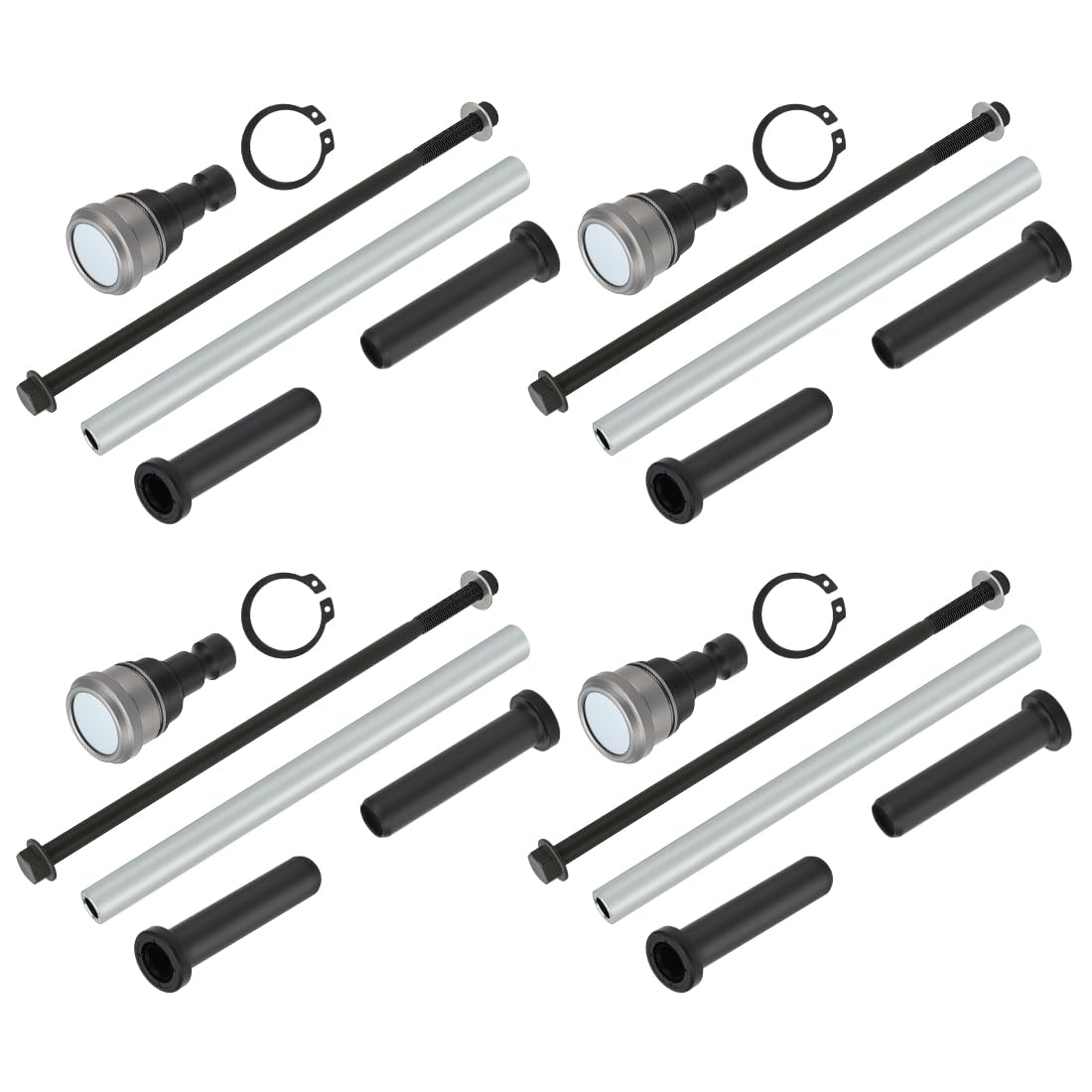 Rotule de suspension triangle Kit de silentblocs de pivot pour bras A supérieurs avant pour Polaris RZR 570 2012-2022 RZR 800 2008-2014 (RZR 800 2010 uniquement ceux construits à partir du 10/01/09)