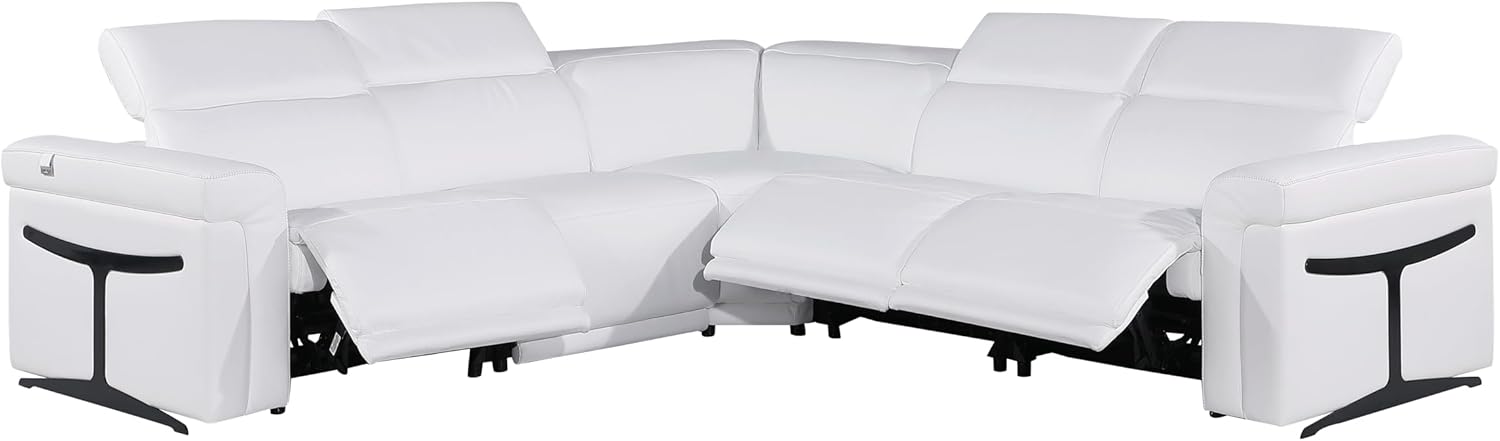 BlackJack Furniture Riccardo 5-Piece Top Grain Italian