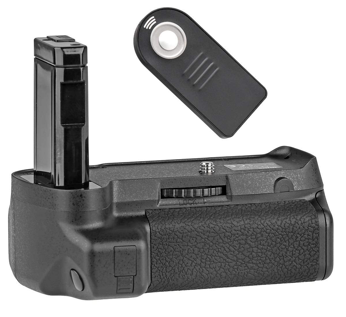 ayex Batteriegriff Kompatibel mit Nikon D3400 mit IR-Fernauslöser + 2 x EN-EL14 Akku + 1 x USB Dual- Ladegerät