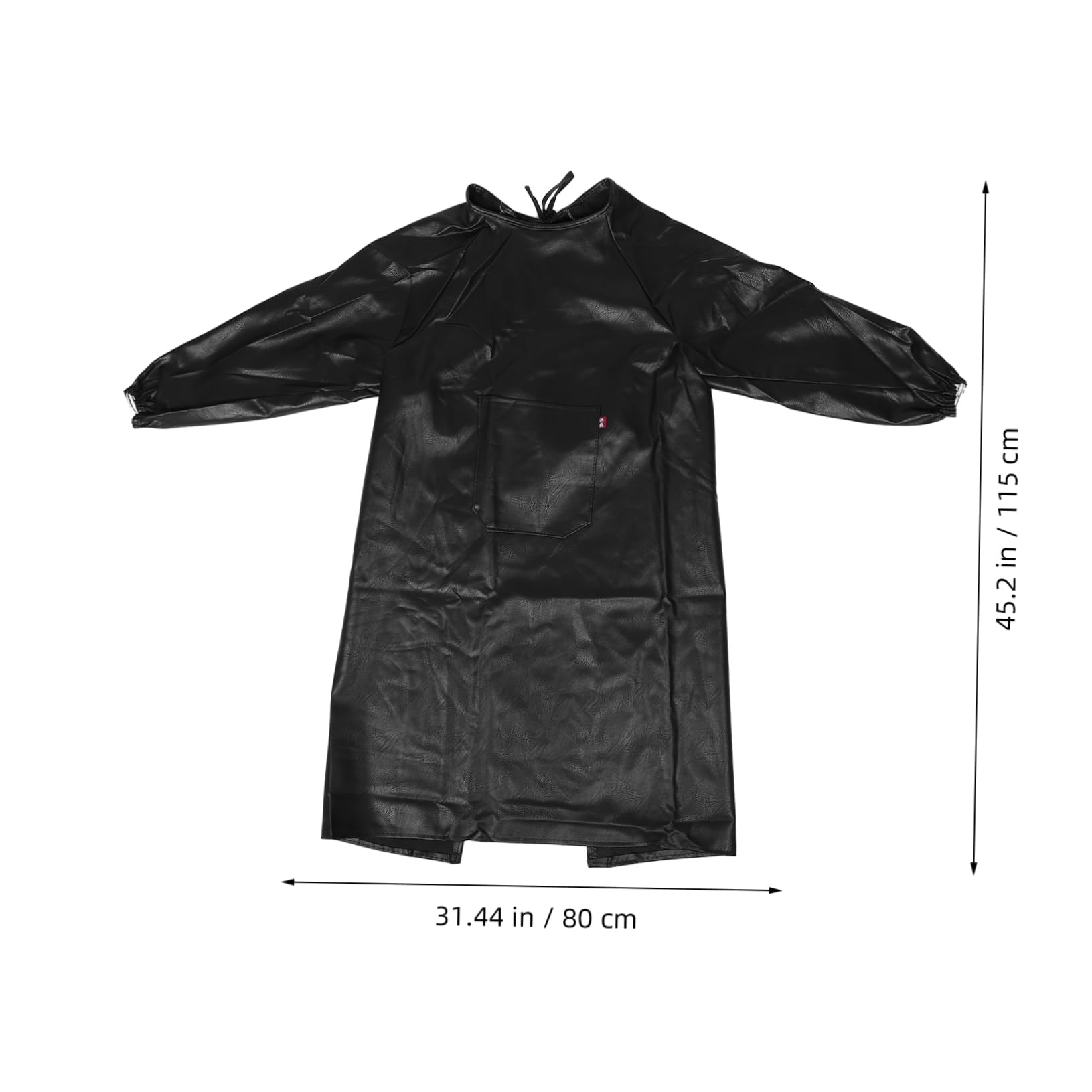 WOFASHPURET Waterproof Long Sleeve Apron Smock Overalls Acid Alkali Resistant Full Body Protection for Dog Grooming Cleaning