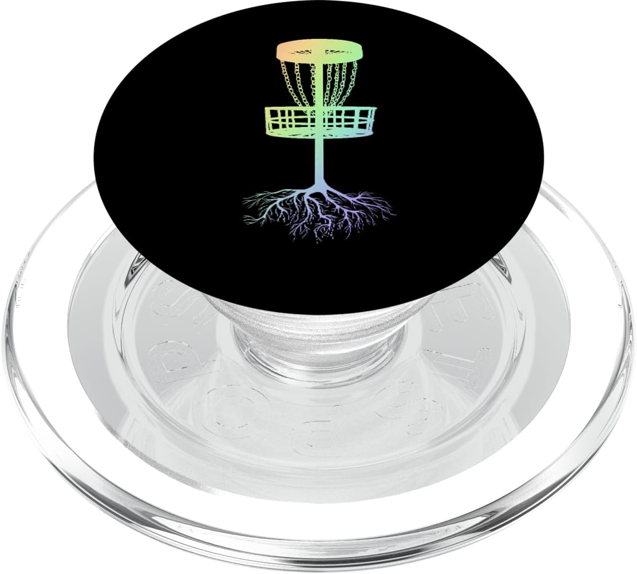 Rainbow Disc Golf Basket Disc Golf PIN Frolf PopSockets PopGrip: Swappable Grip for Phones & Tablets PopSockets MagSafe PopGrip for iPhone