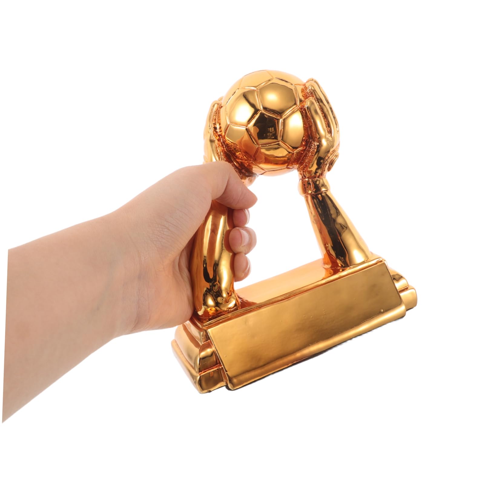Resin Fußball Trophäe Torwartpreis mit Elegantem Design Widerstandsfähig und Detailreich für Fußballtorhüter Auszeichnung für Turniere und Schulfeiern