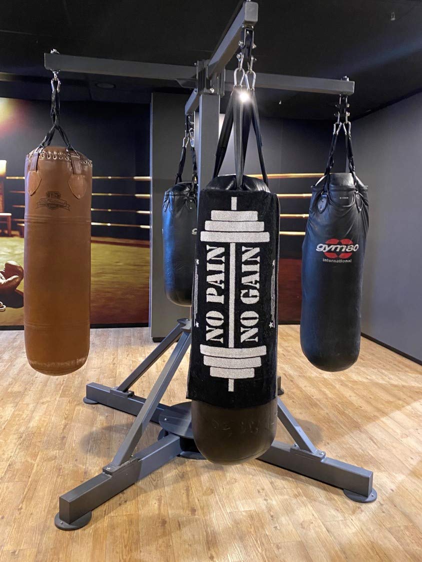 Ręcznik do fitnessu i sportu z przesłaniem | rozmiar 50 cm x 100 cm | POWERTOWEL ręcznik z mikrofibry, bawełna (bez gain), 100% bawełna B/W