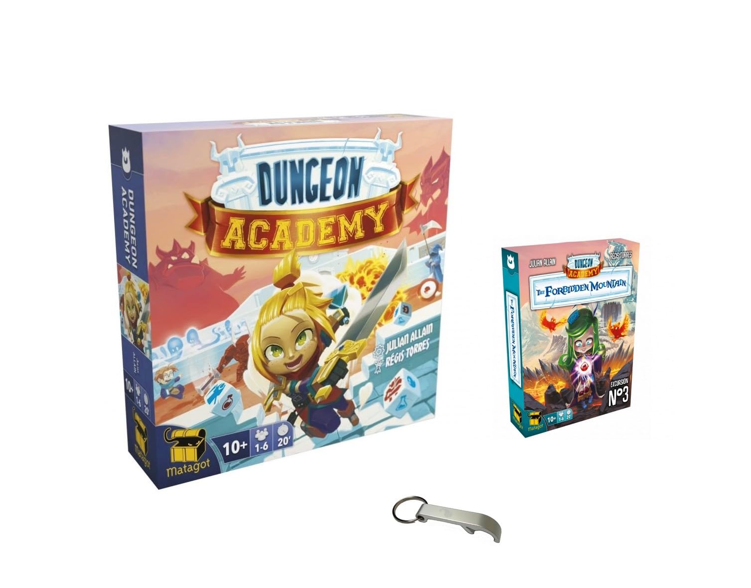 Dungeon Academy Set + The Forbidden Mountain Extension French Version + 1 Blumie Decap (Academy + Mountain)