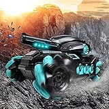 RC Tank Kids Military Toys - 5000pcs Water Shots 4WD Hobby RC Cars for Adults & Children, 1:12 Scale 6000mAh Rechargeable Battery 4x4 Monster Truck, Nerf Tank Cool Toy Gift for Boys & Girls Age 5~18