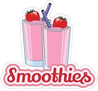 Smoothies Concession Restaurant Food Truck Die-Cut Vinyl Sticker 8