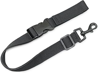 クロスストラップ 3点止め ストラップ 自転車 ショルダーバッグ (ブラック)