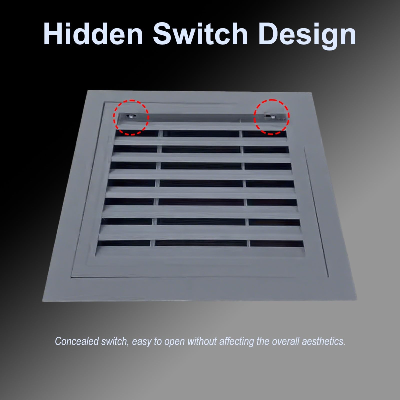 Panel de acceso de aluminio con rejilla de filtro para rejillas de ventilación de gas, fácil instalación, diseño impermeable, 19.7 x 33.5 pulgadas, resistente a la corrosión, construcción duradera