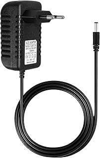 Chargeur Voiture Electrique Enfant 12V 1A, Adaptateur Secteur pour SUV/Moto/Quad/ATV/Jeep, 2M Chargeur Universel avec LED, 12V 1A Chargeurs pour Jouets à Enfourcher, Fiche 5,5 x 2,1 mm