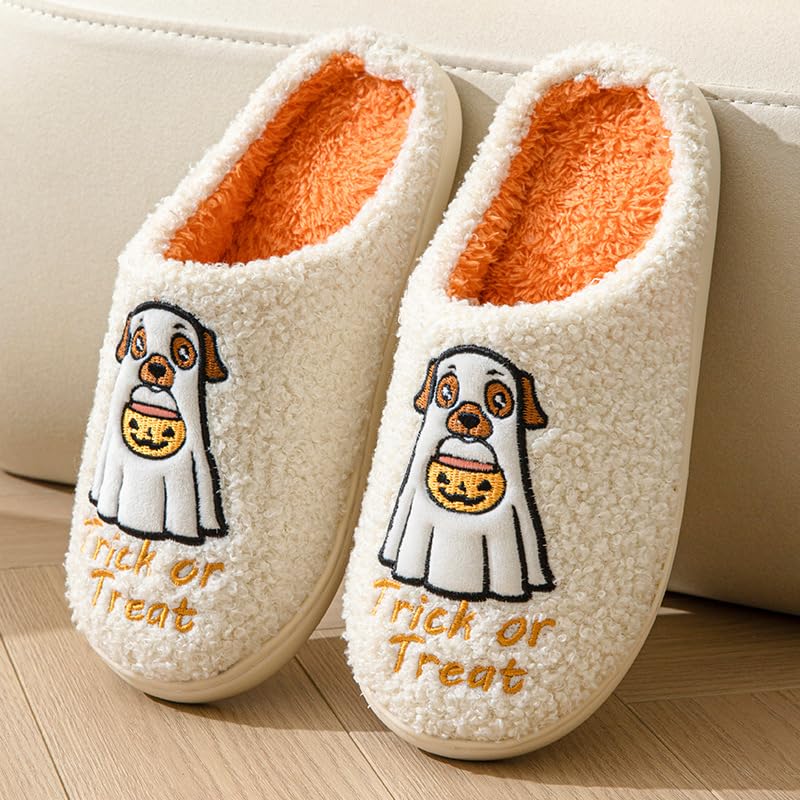 Fuzzy Dog & Cat Slippers Cute Animal House Slippers for Women Fluffy Furry Women's Warm Winter Slipper Indoor Outdoor 20252
