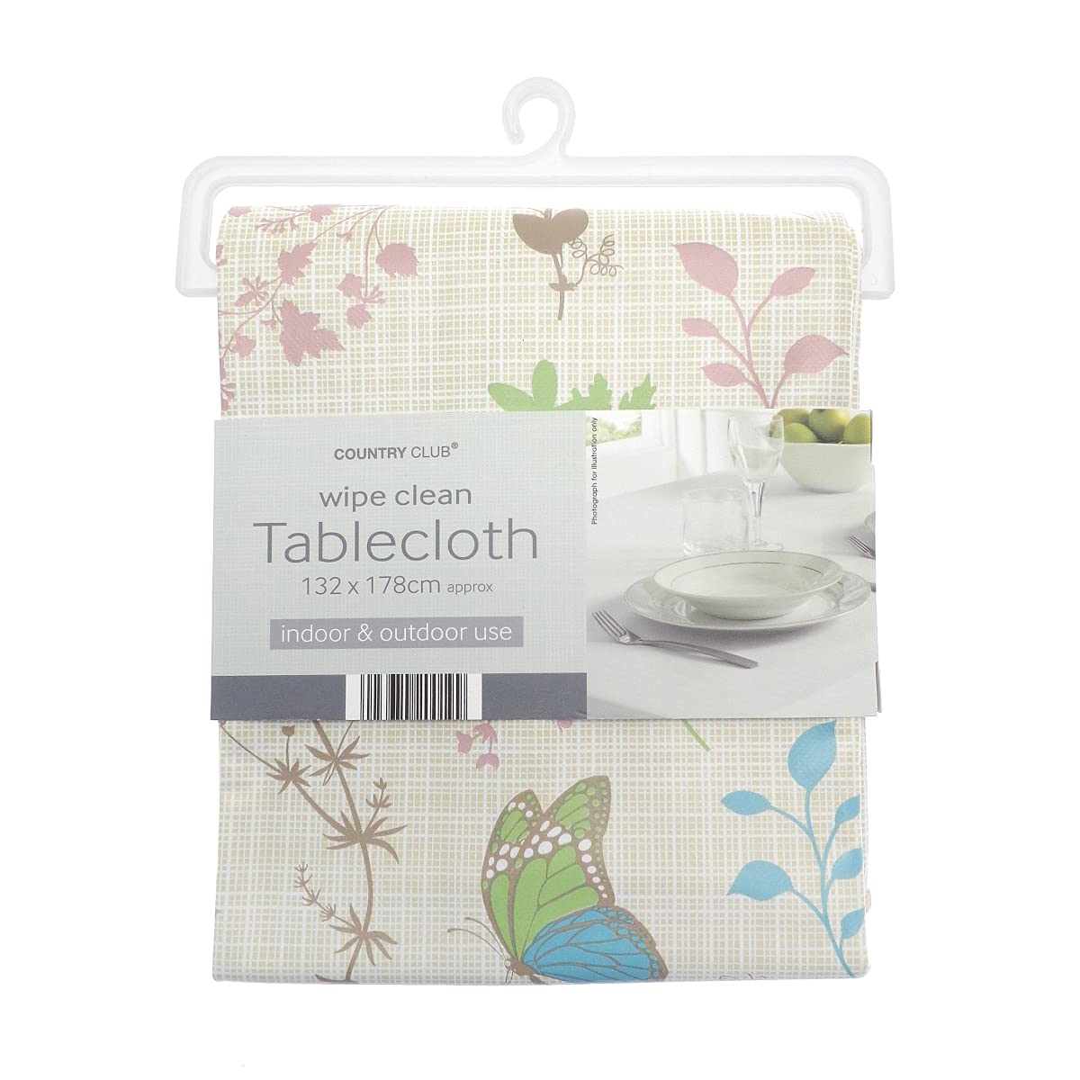 Country Club Multicoloured Pvc Tablecloth Country Garden