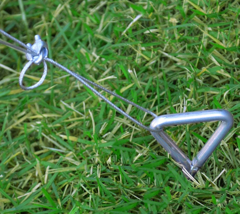 Palram Canopia Gewächshaus Zubehör Verankerungs-Set, Sturmanker-Set, Silber