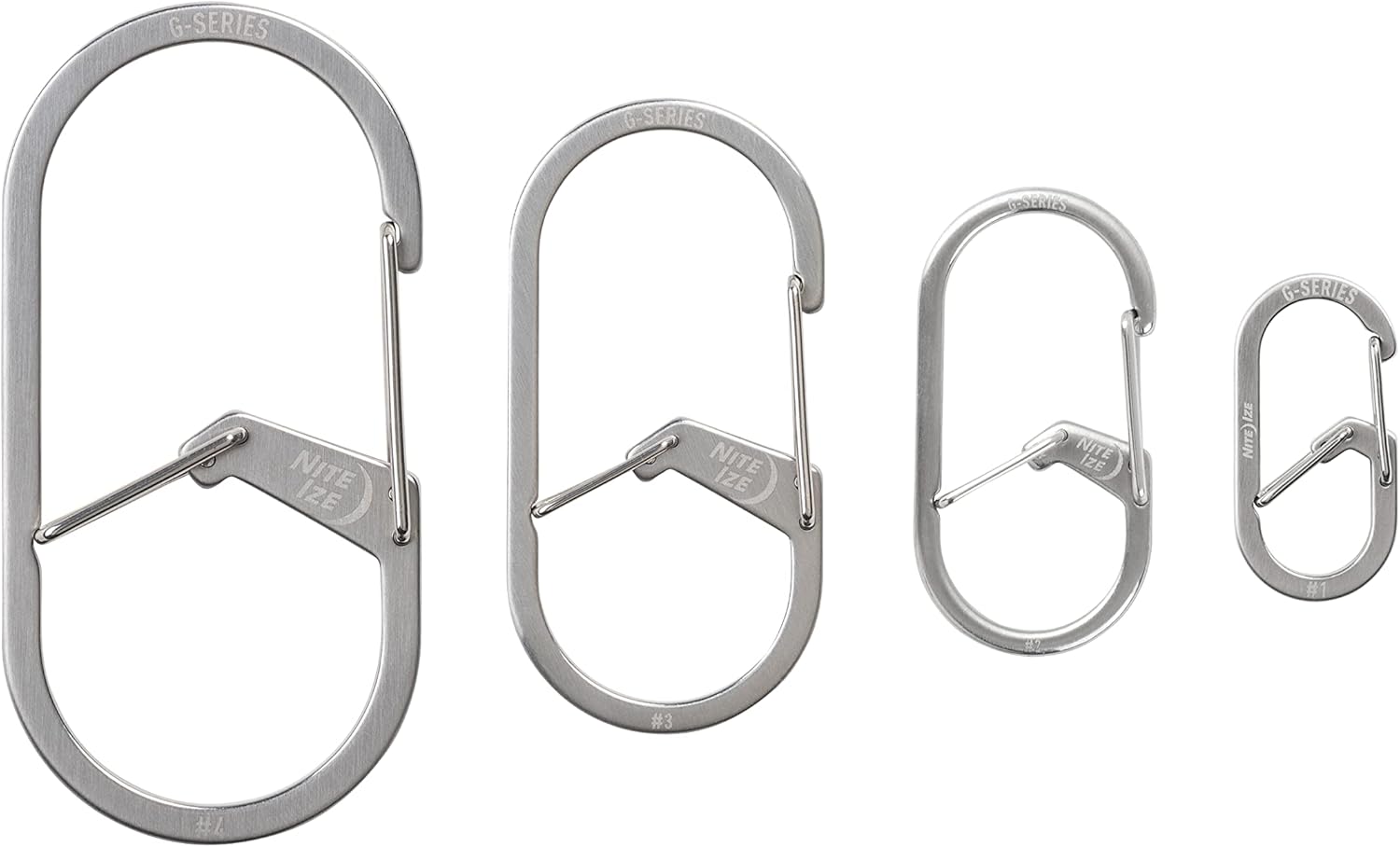 NITEIZE G Carabiner #1, Pack of 2