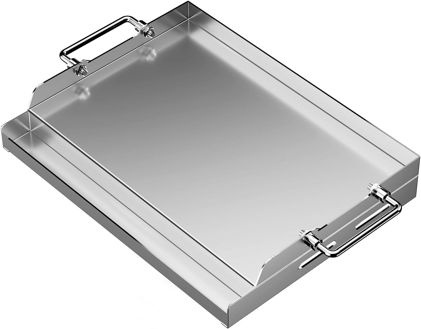 Little Griddle GQ120 Q GQ120 100 Acero Inoxidable Plancha Profesional de Tamaño Medio, 12.5