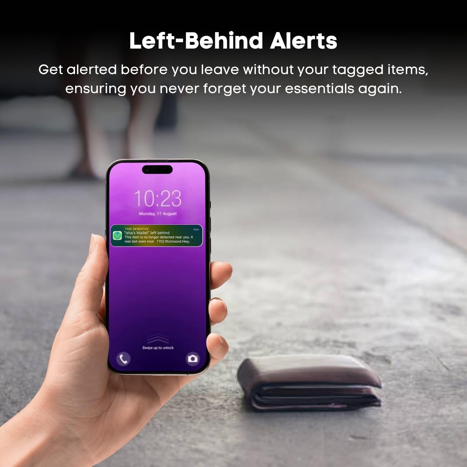 tag8 Wallet Tracker Card, Wireless Rechargeable Smart Tracking Card, Wallet Finder Works with Apple Find My (iOS only),IP68 Waterproof, Bluetooth Card for Wallet, Passports,Item Finder for Lugagge