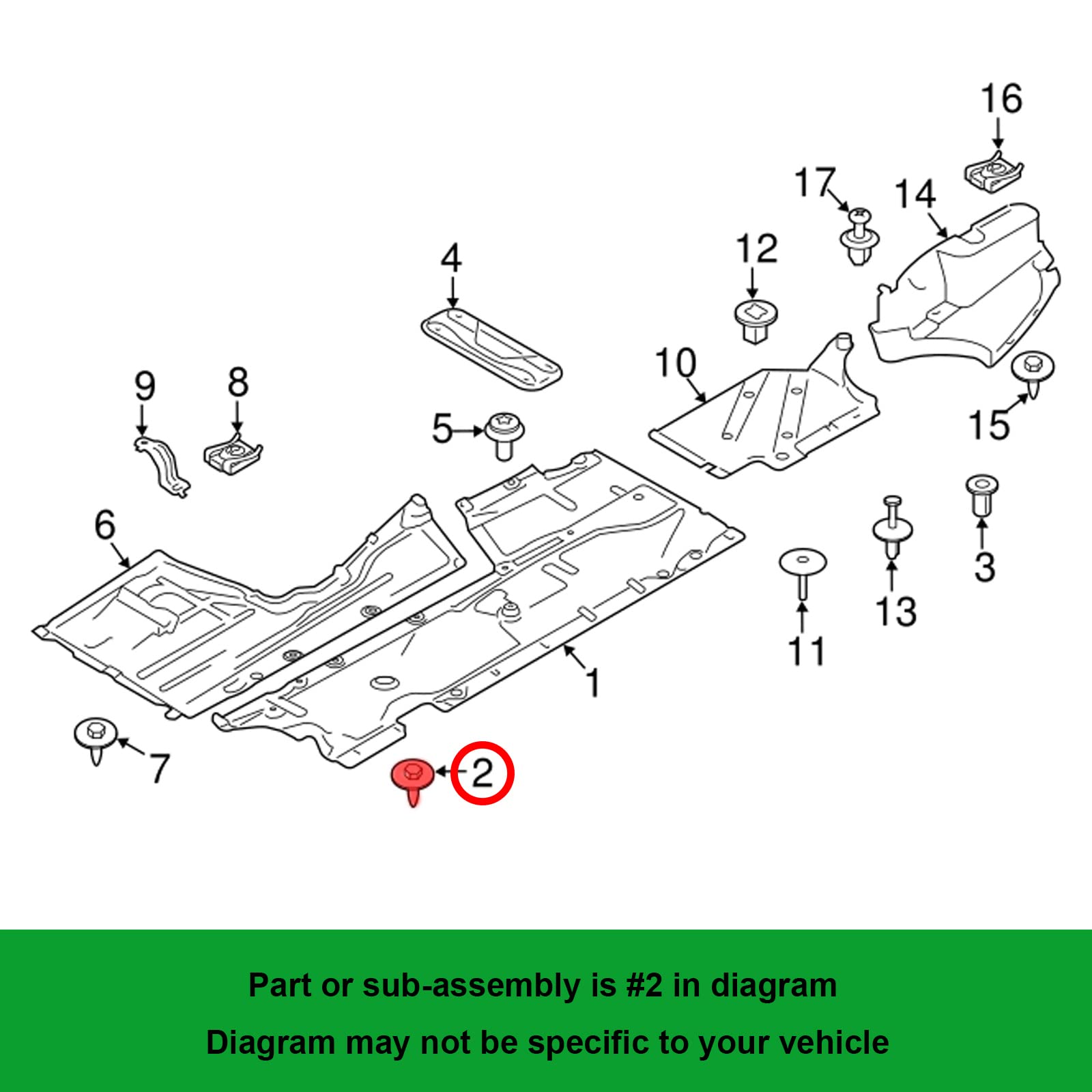 Amazon.com: OAUTOO 20pcs M5.1-2.2 x 15.5mm Rear Fender Liner Bolt  