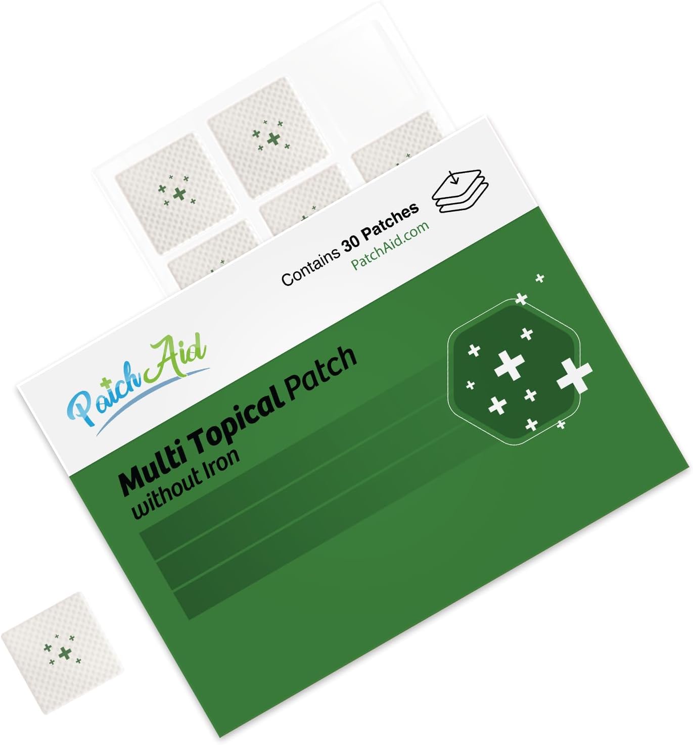 PatchAid Multi Plus Topical Patch Without Iron 30-Day Supply (Pack of 2)