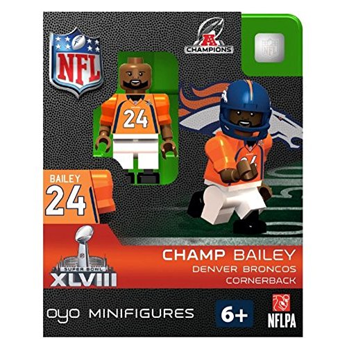 OYO NFL Denver Broncos Champ Bailey Toy Figure