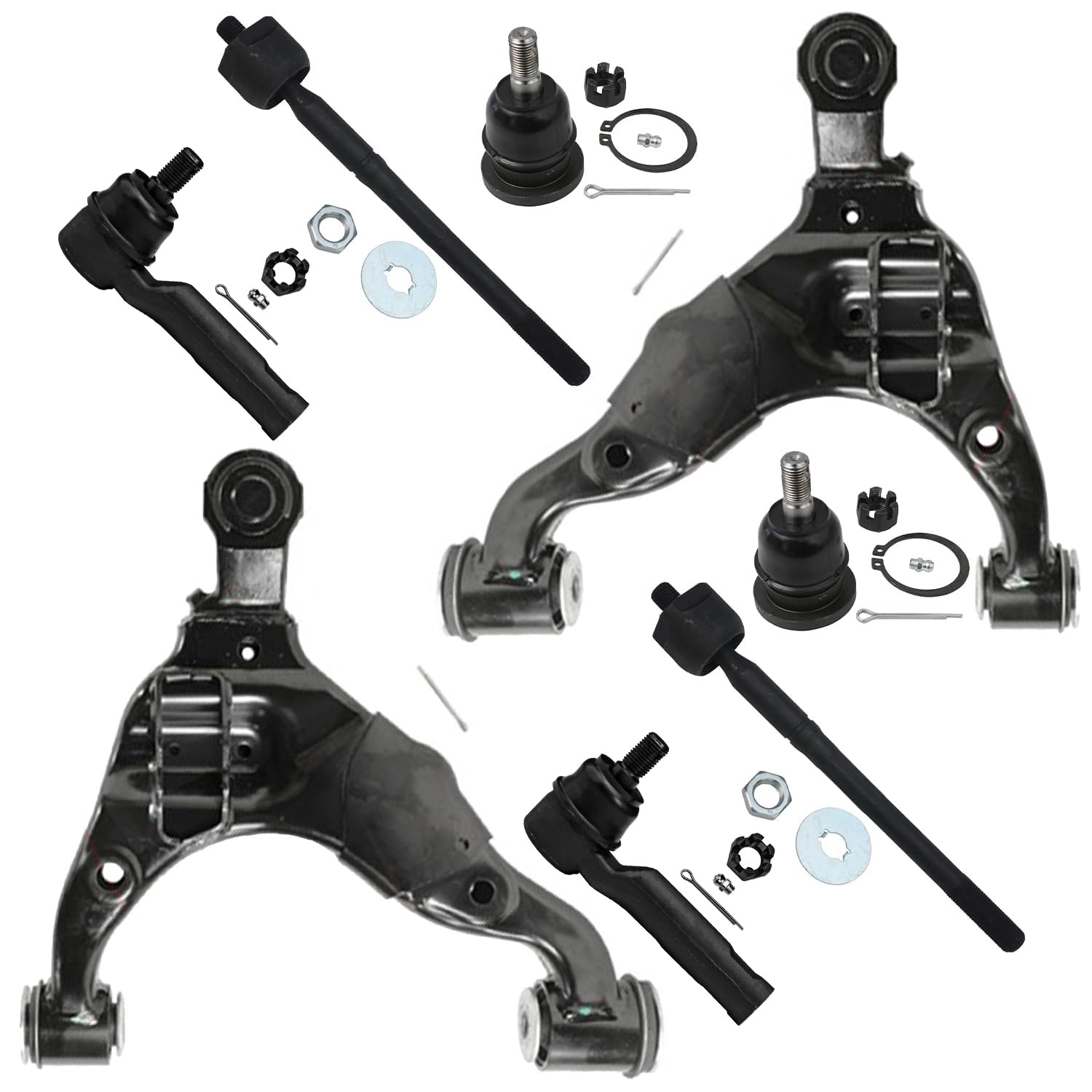 Detroit Axle - 8pc Front End Suspension Kit for Toyota 2016-2023 Tacoma, 2