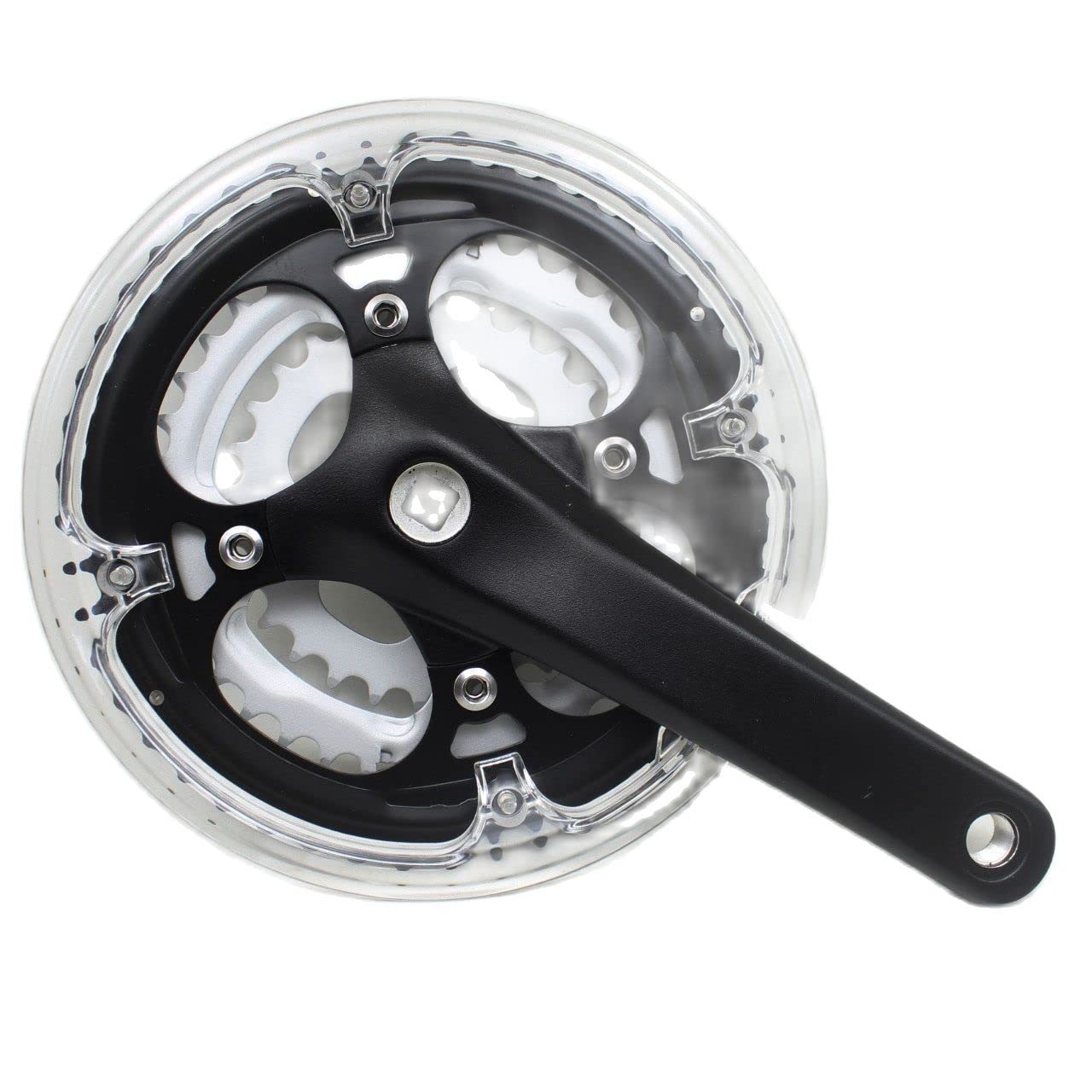 SHUNMIN Guarnitura MTB MTB. Set a manovella Bici 7/8/9 velocità 48-38-2 8t 170mm. Set a manovella Bicycle Set Dentello Dentello Dente Bicycle CrankSet Sprocket Guarnitura