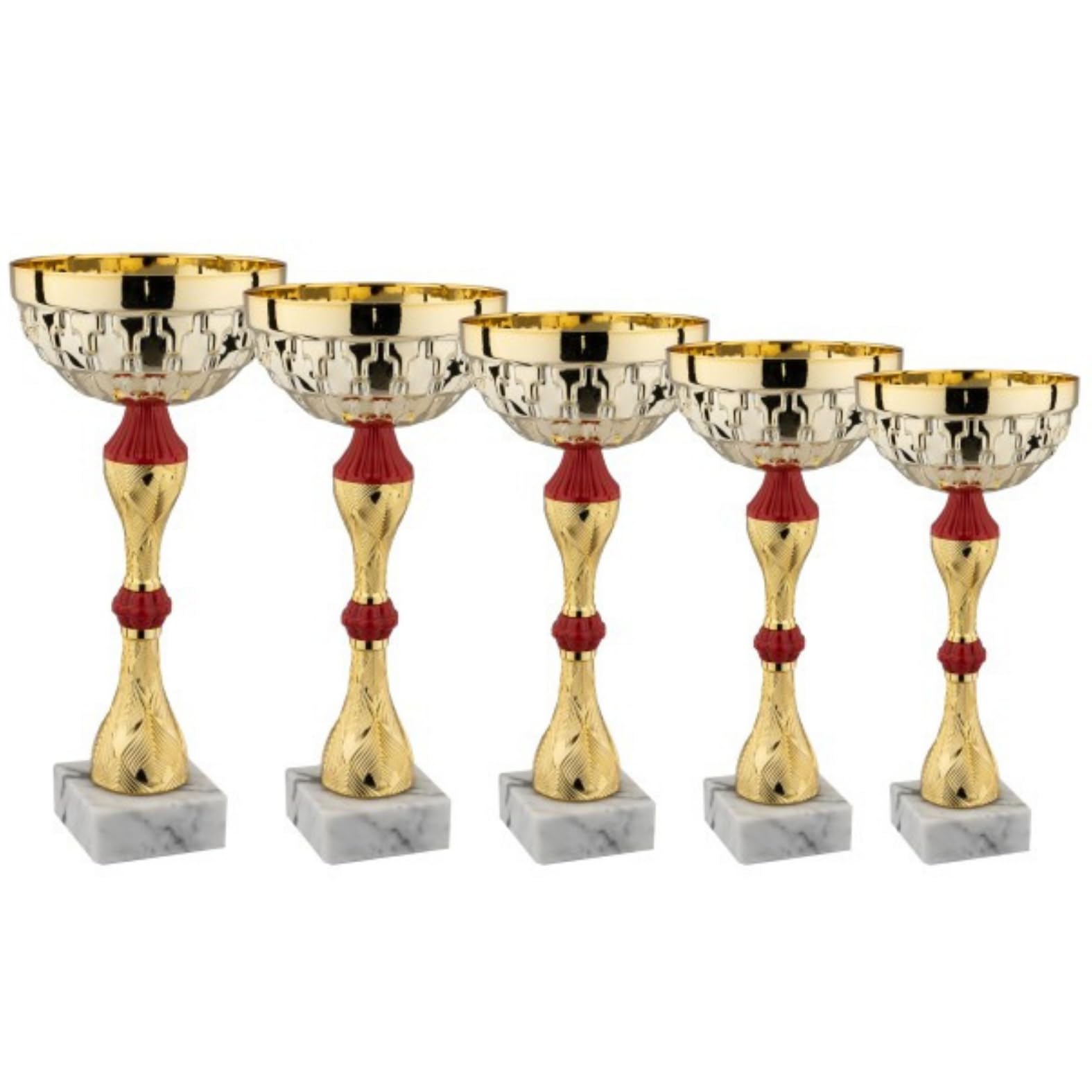 Coppa Trofeo Personalizzabile 33, 30, 28, 25, 22 cm Singolo o Set Tutti Gli Sport, Calcio, Calcettto, Tennis, Basket, Padel, Fantacalcio, Premiazioni cod 13.241