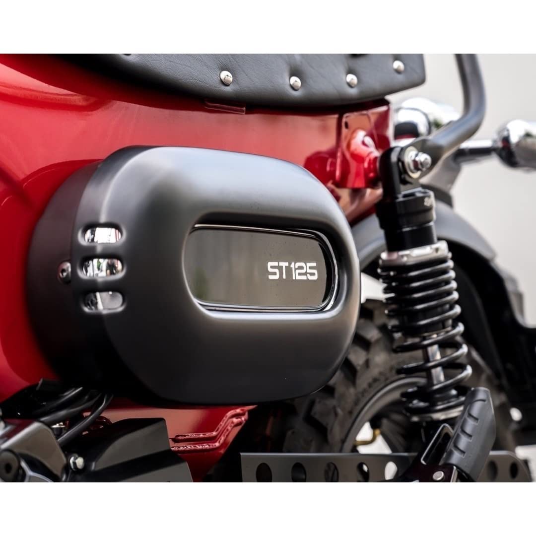 ホンダ ダックス125 ST125 DX013 サイドカバー マットブラック 楽天市場】モトロード ホンダ ダックス ST125 サイドカバー マット