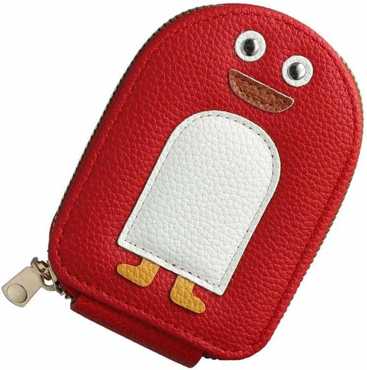 SAMTA Cute Penguins PU Credit Card Holder with 11 Card Slots PU Credit Card Coin Wallet Women's Leather Credit Card Holder Women's Organizer Case for Security Wallet (Multi Color)-image-44