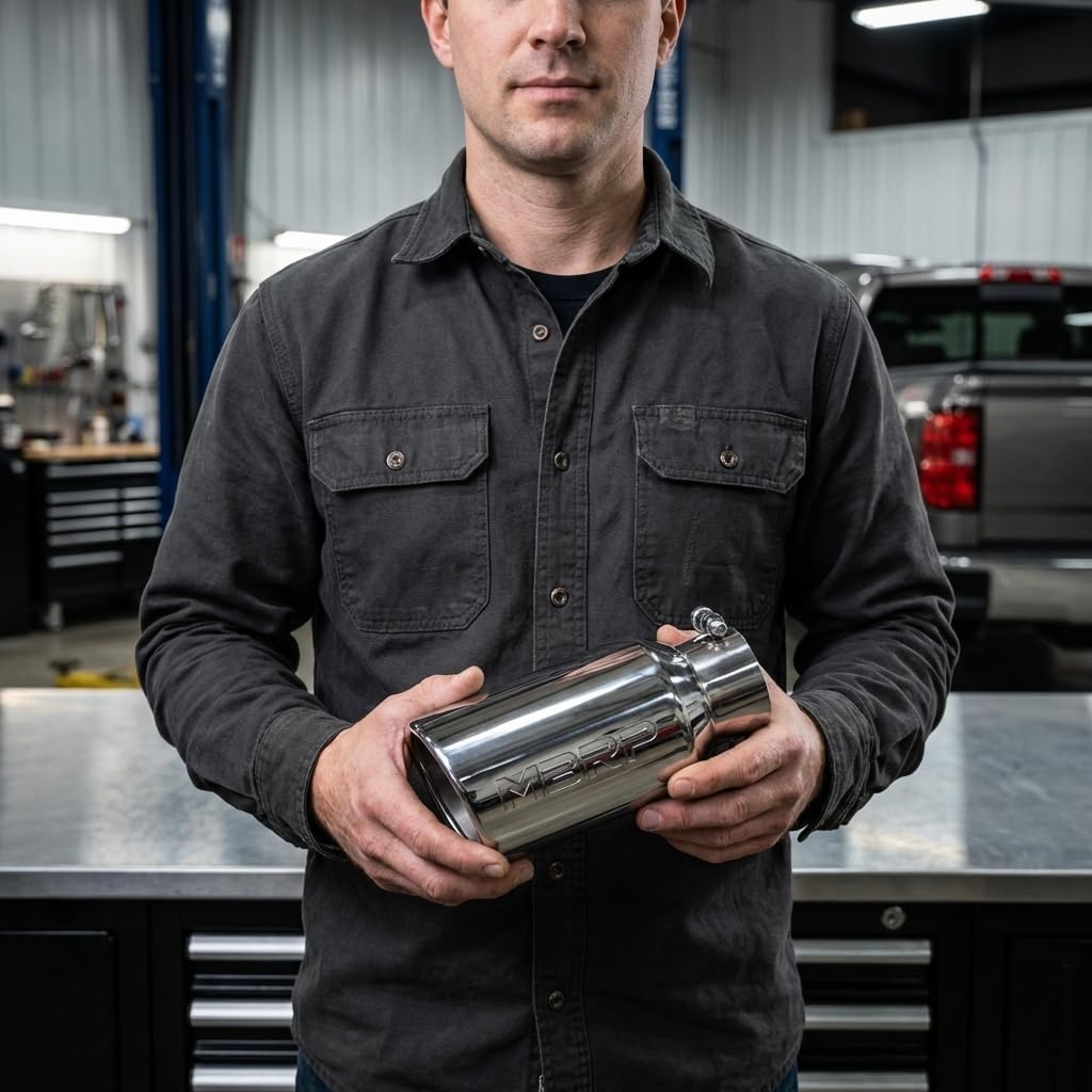 MBRP T5073 6" O.D. Angled Rolled Exhaust Tip (T304)