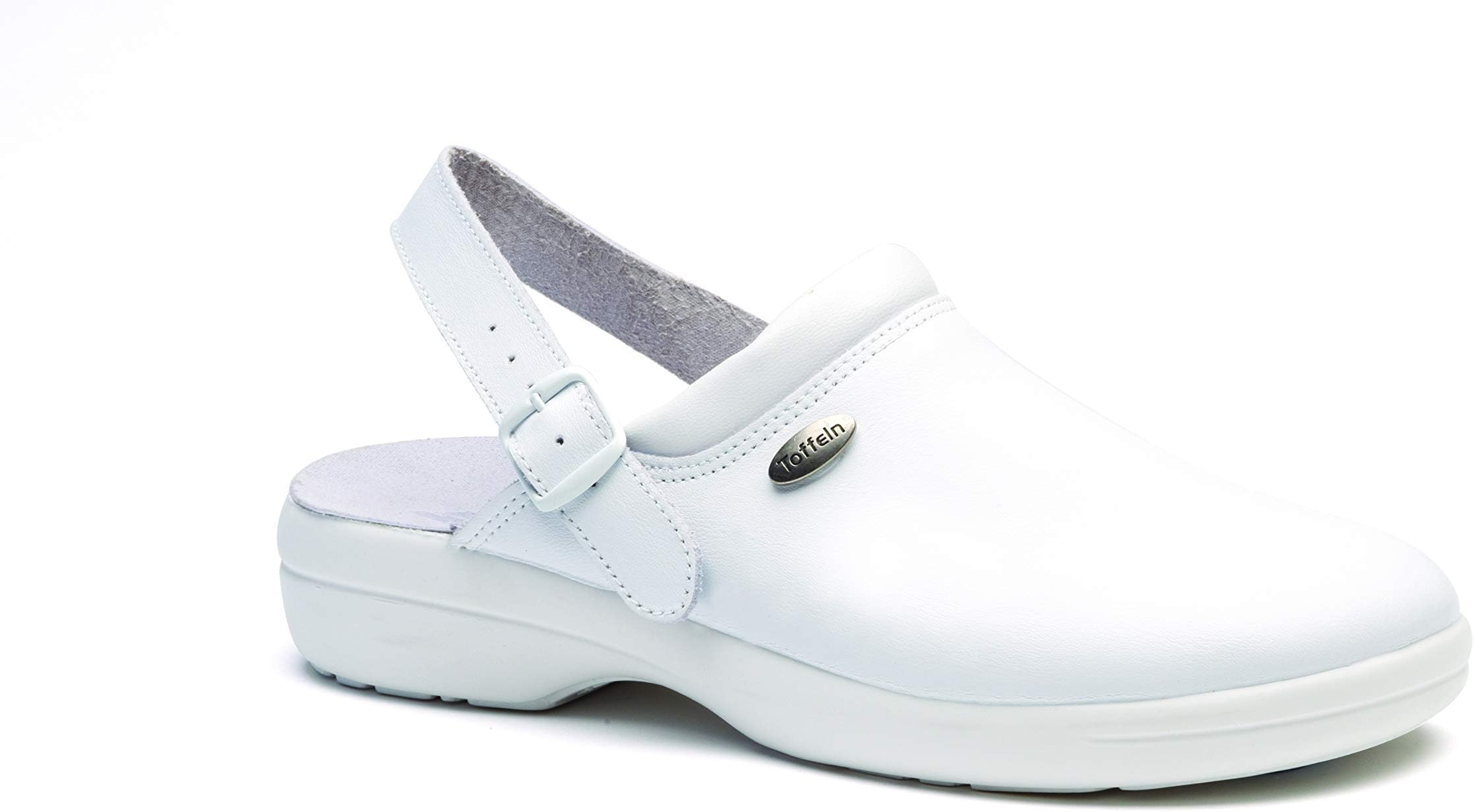 ToffelnFlexLite Clogs with Adjustable Heel Strap - Flexible, Comfortable, Stylish Design - Shock Absorbing Anti-Static Materials, Perfect for Nurses and Doctor, Unisex Sizes