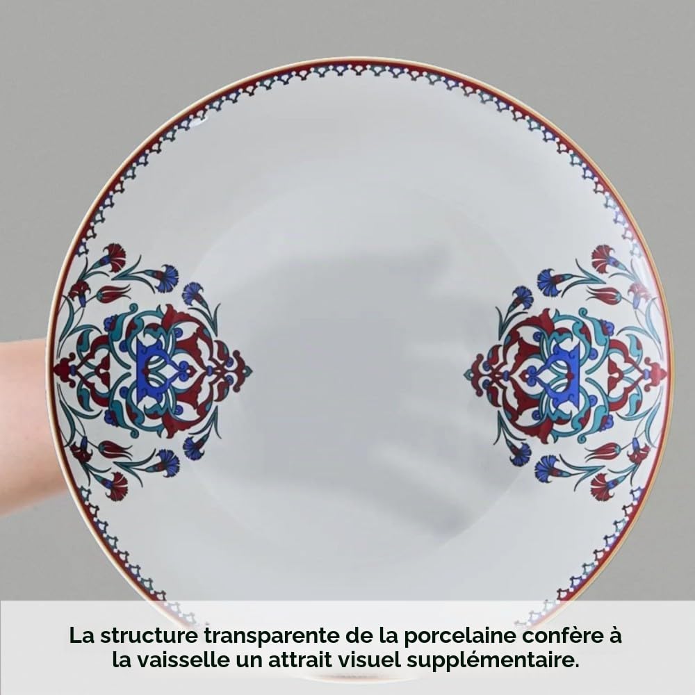 Service Petit-Déjeuner Karaca Nakkaş 26 Pièces pour 6 Personnes – Tradition et Élégance