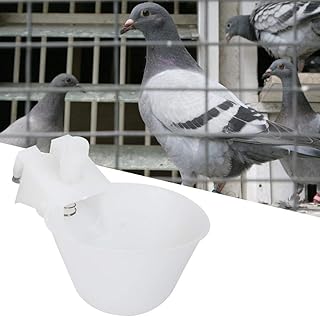 Pssopp 12 pcs Bird Drinker Cup Automatic Bird Water Feeder Watering Cups Bowls Cage Drinkers for Quail Finch Canary Budgie