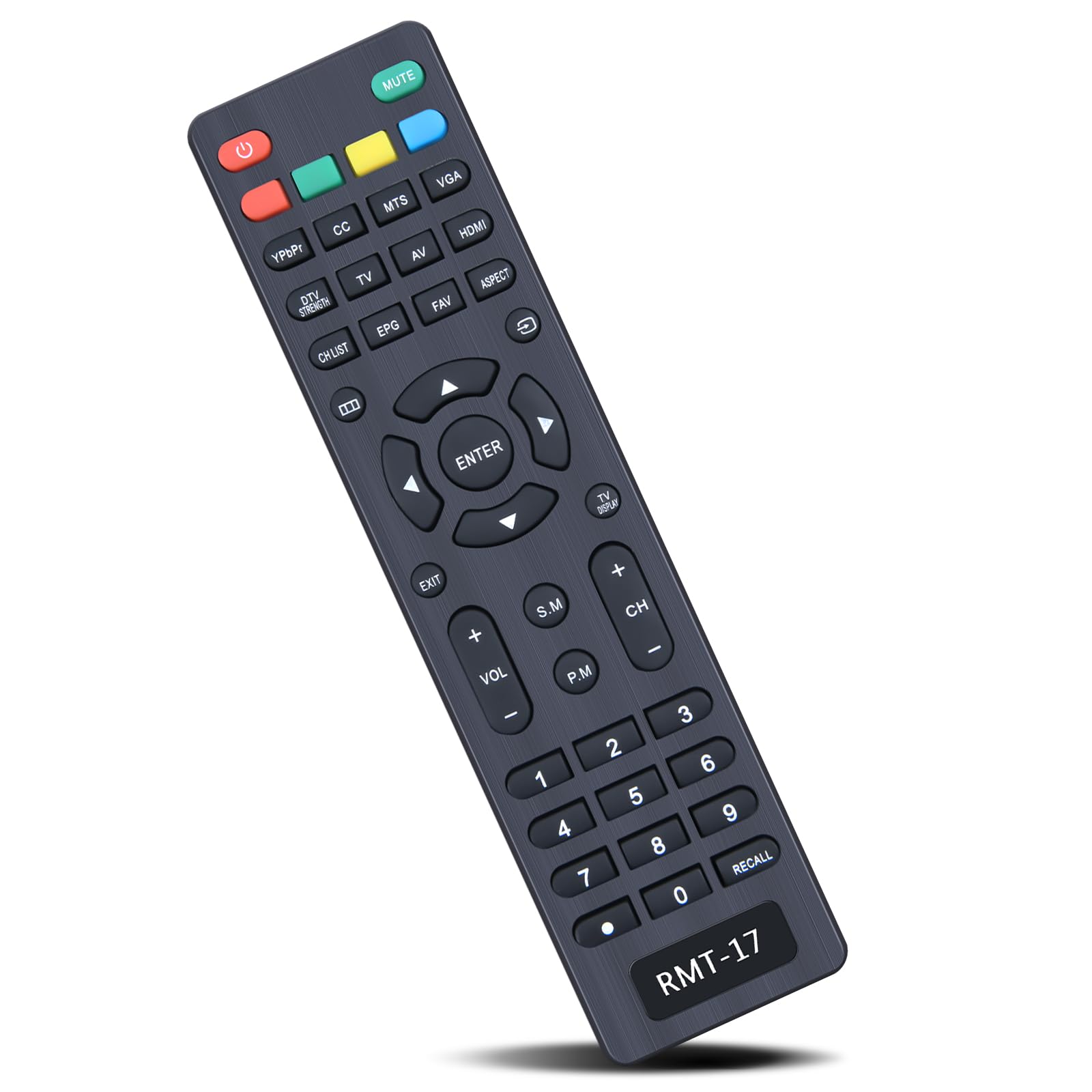 ZWP RMT-17 Replacement Remote Control Compatible with Westinghouse TV LD-3280 LD-2480 VR2218 VR3215 VR2418 EW39T5KW EW50T5KW EW24T7EW W19S4JW LD3240