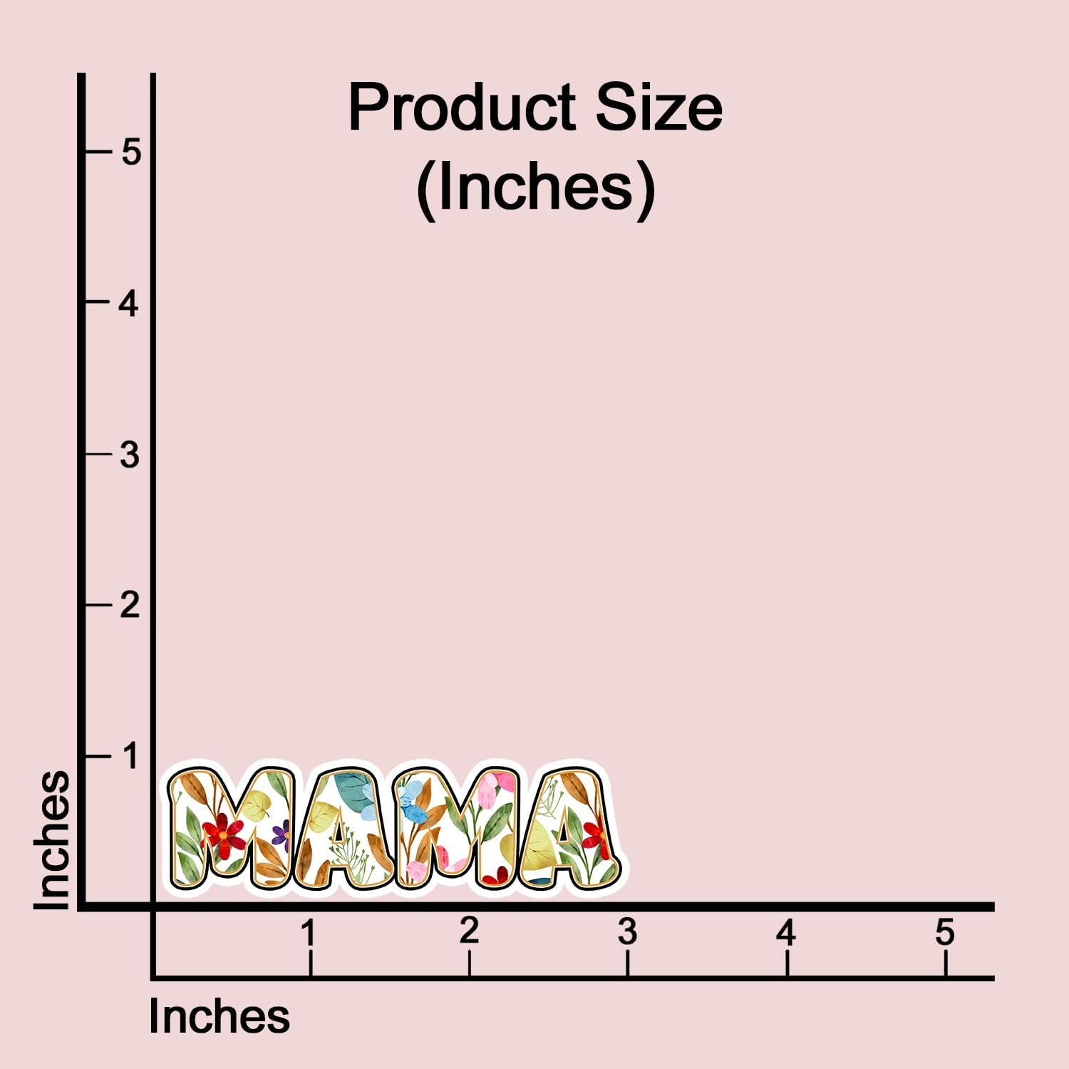 (3pcs) Mama Mom Floral Sticker for Kindles Laptops Phone Tumbler Water Bottle Cute Botanical Mom Mama Grandma Decals Celebrate Gifts for Moms Nana Gigi - 3x1 - Image 4