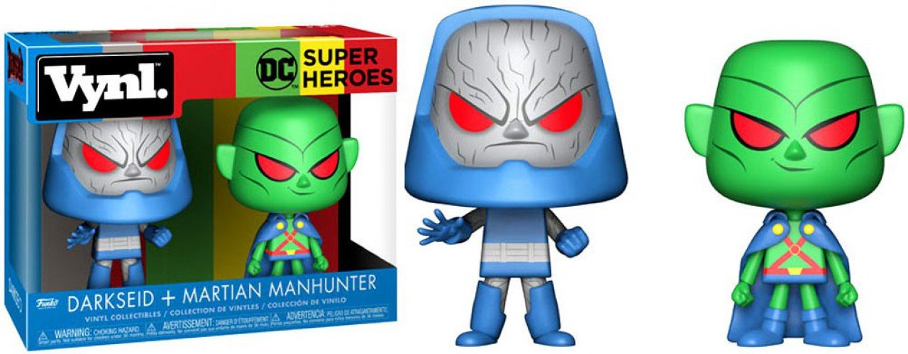 Funko 24415 "Martian Manhunter and Darkseid Pop Vinyl Figure, 4 Inch