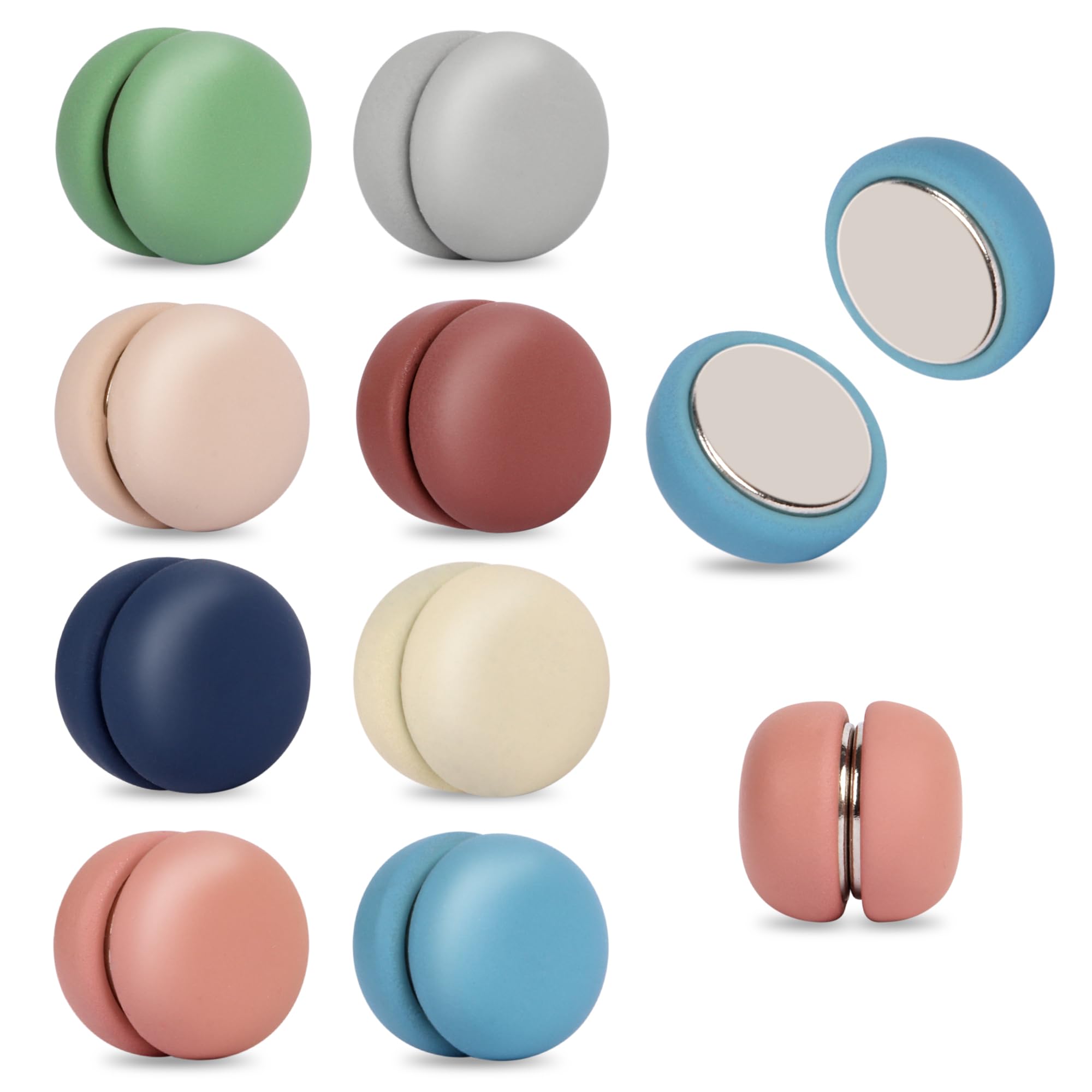 Hijab Magnets, Magnets Hijab Pins for Women Clothing Scarf Multi-Use (8PCS, Colourful), 1.2*1.2cm