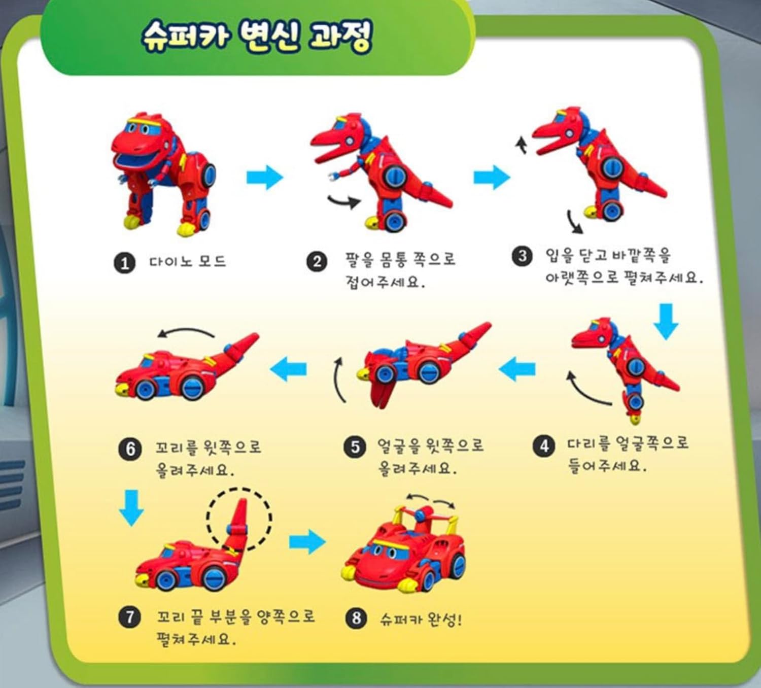 Red Rex Transforming GoGo Dino Figure