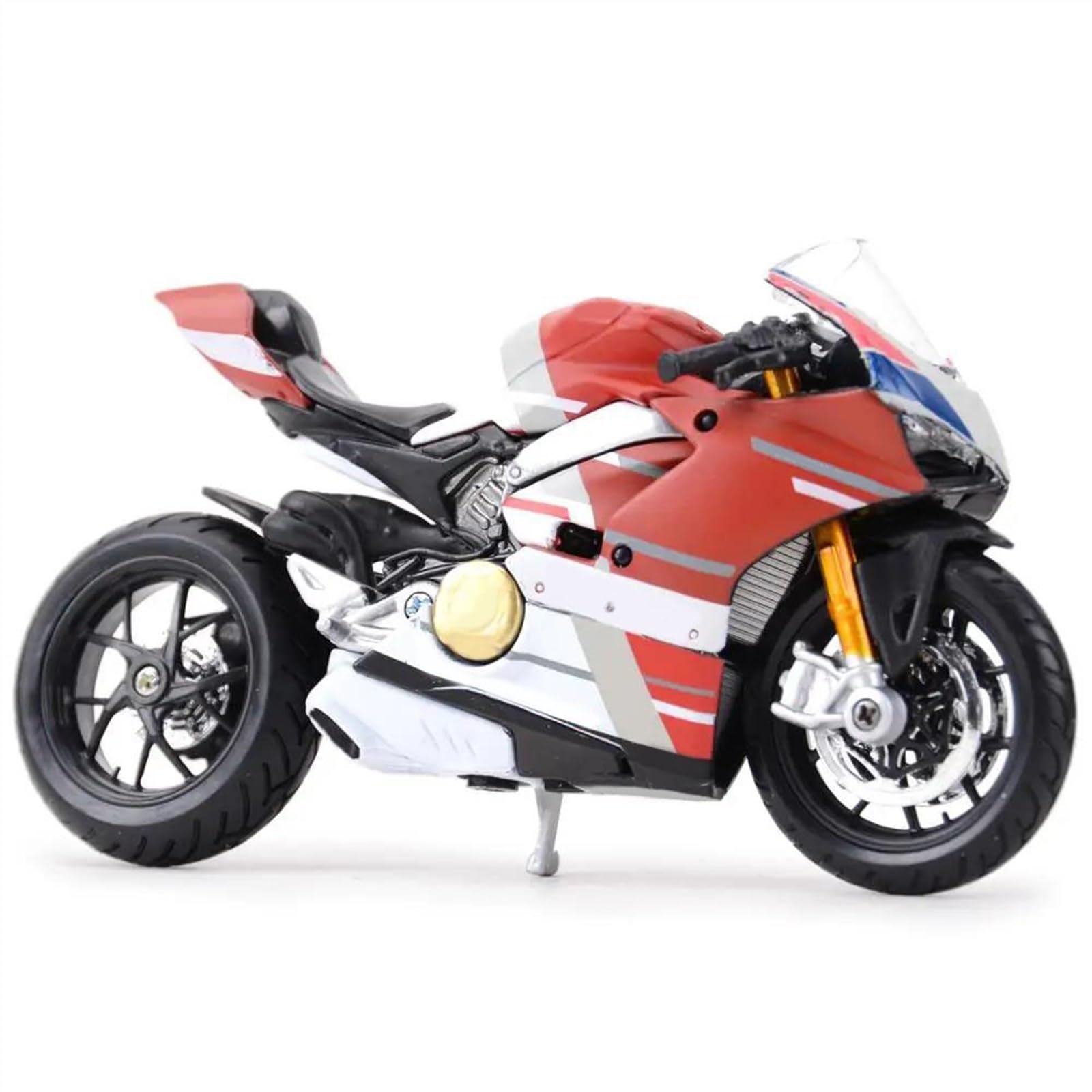 SEYXF Motorbike Toy 1/18 Diecast Metal Motorcycle Model Motorbike Collectibles for Ducati Panigale V4 S for Corse