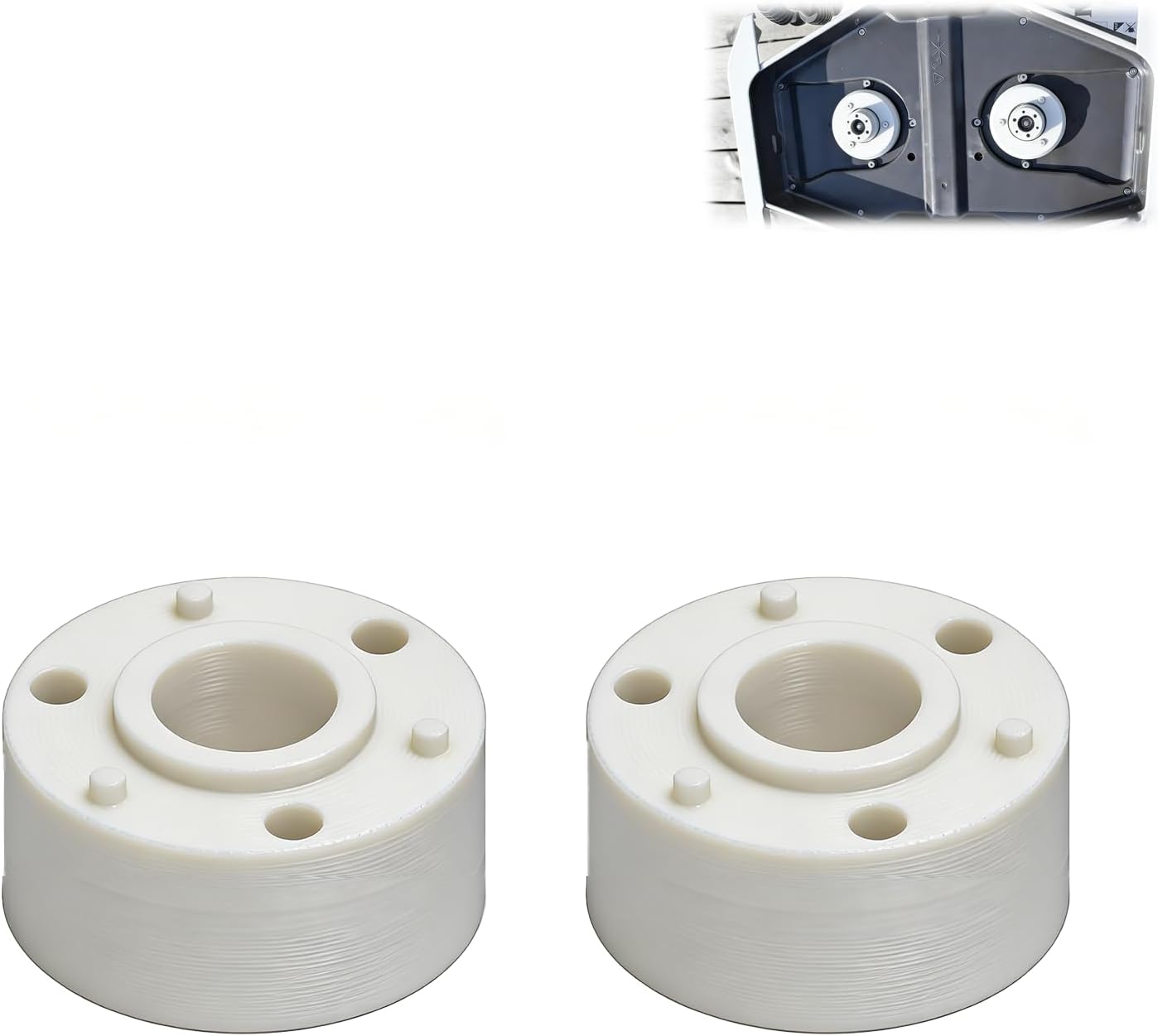 Robot Mower Lowering Kit for Mammotion Luba 2, Adjustable Height Adapter for Robotic Lawn Mower Positioning (20mm)
