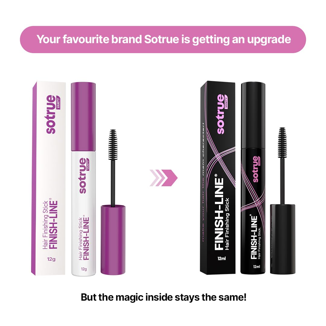 Sotrue Finish Line Hair Finishing Stick For Women 12ml | Anti Flyaway for Smooth, Non-Greasy, and Non-Oily Look | For all Hair Types